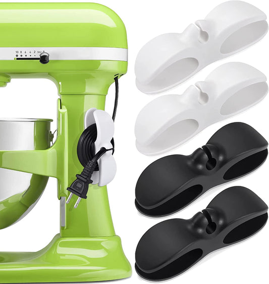 4-Pack Self-Adhesive Appliance Cord Organizers for Kitchen Cables