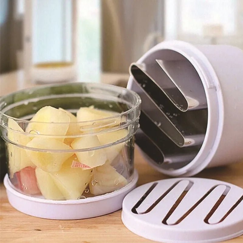 Multifunction Manual Vegetable Chopper, Slicer and Garlic Crusher