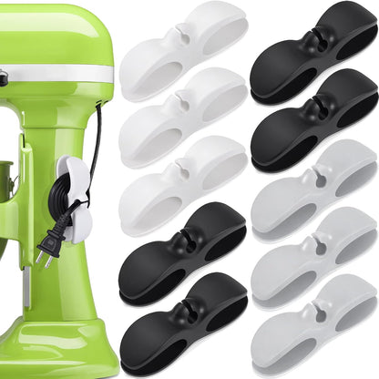 4-Pack Self-Adhesive Appliance Cord Organizers for Kitchen Cables
