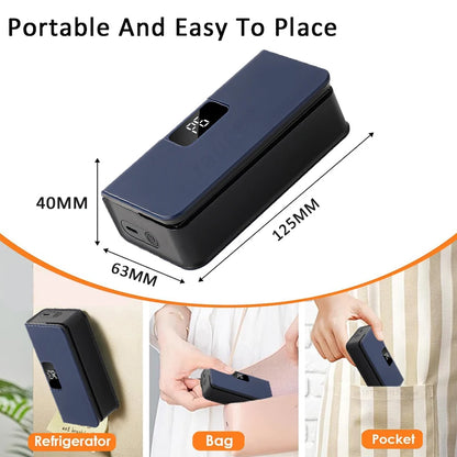 Rechargeable Mini Bag Sealer & Cutter with LED Display