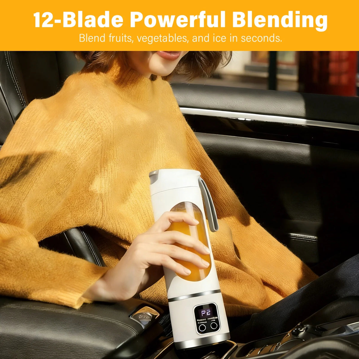 450ml Rechargeable Portable Blender for Smoothies and Shakes