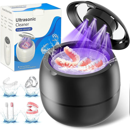 Ultrasonic Retainer Cleaner for Aligners, Night Guards & Dentures