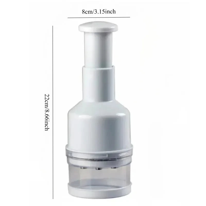 Multifunction Manual Vegetable Chopper, Slicer and Garlic Crusher