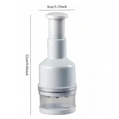 Multifunction Manual Vegetable Chopper, Slicer and Garlic Crusher