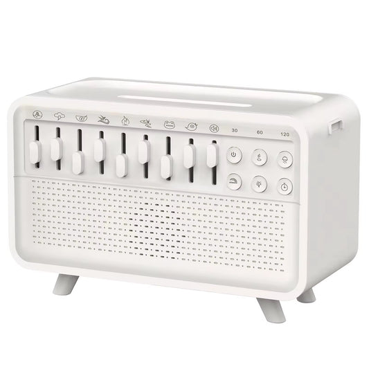 4-in-1 Bluetooth White Noise Speaker with Night Light, Humidifier and Nature Sounds