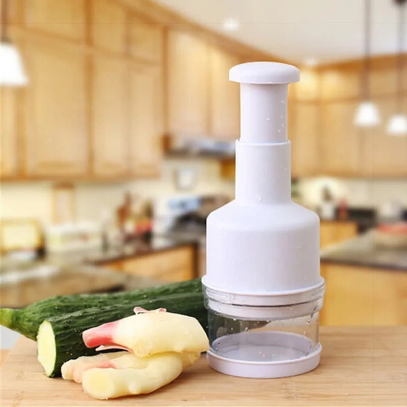 Multifunction Manual Vegetable Chopper, Slicer and Garlic Crusher