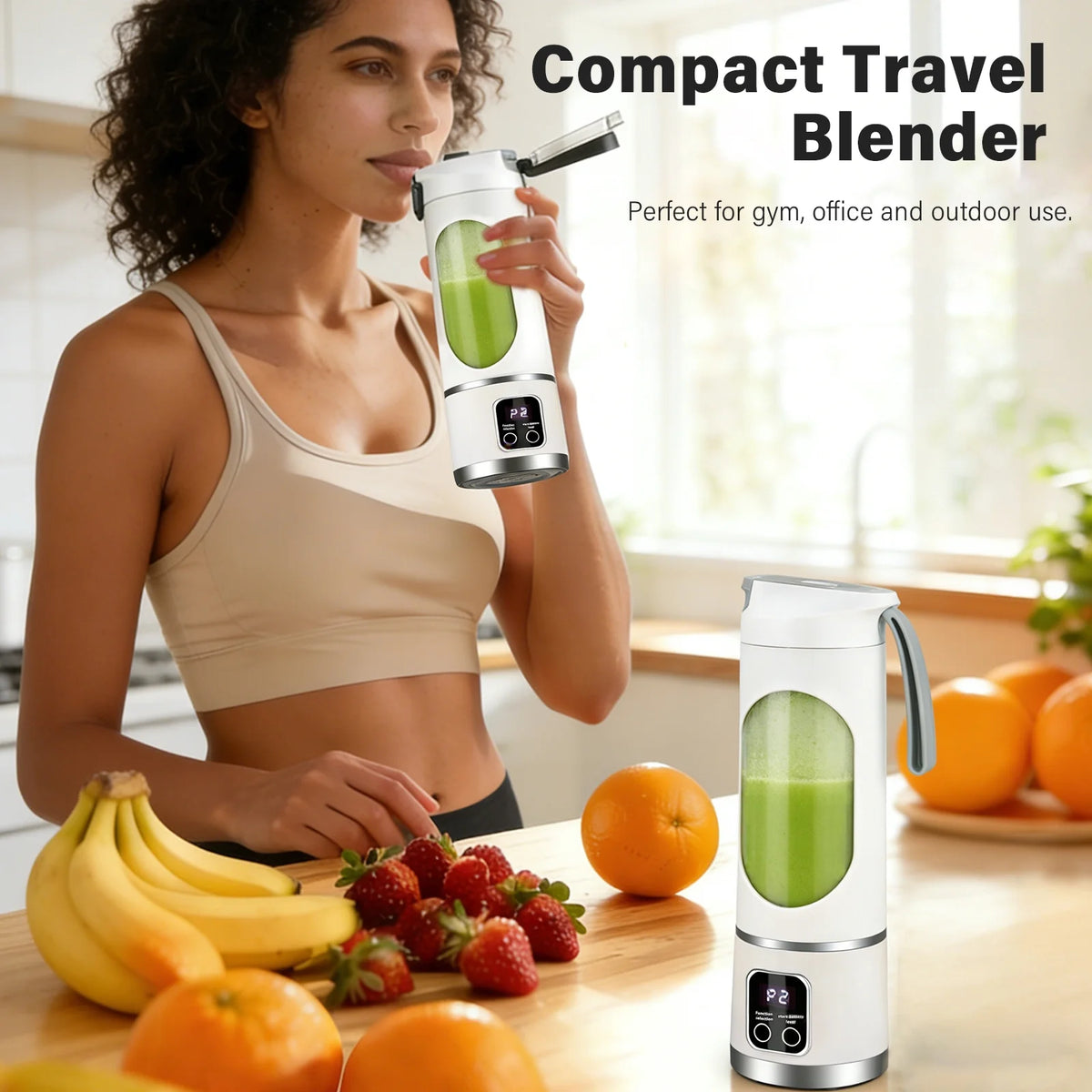 450ml Rechargeable Portable Blender for Smoothies and Shakes