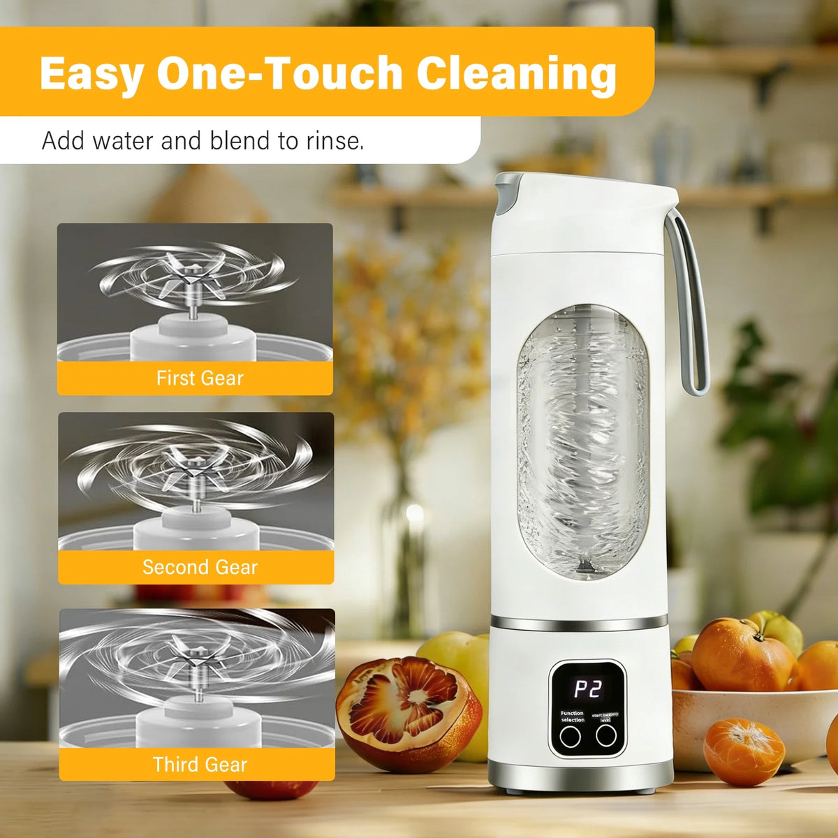 450ml Rechargeable Portable Blender for Smoothies and Shakes